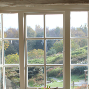 Dress your windows with stylish curtains.